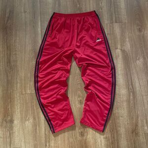 Y2K Adidas Tear-Away Red Basketball Joggers